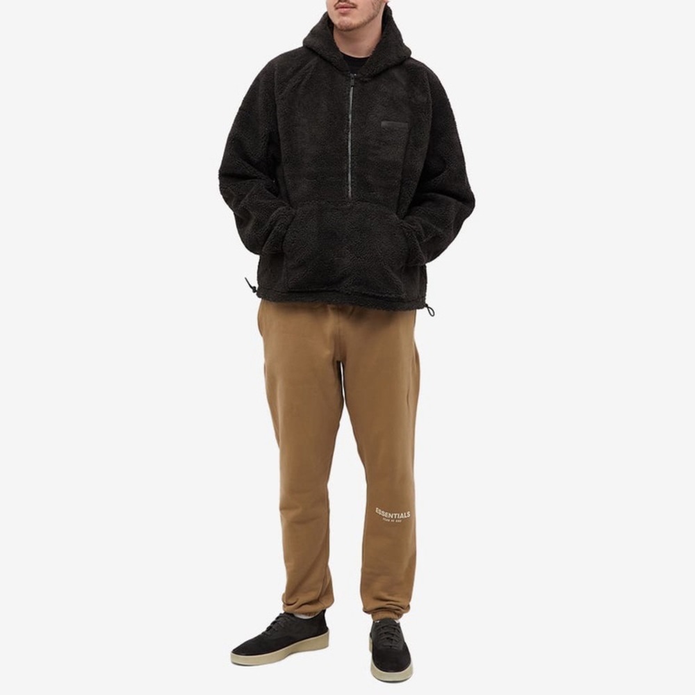 Fear of God Essentials Polar Fleece Half Zip Hoodie